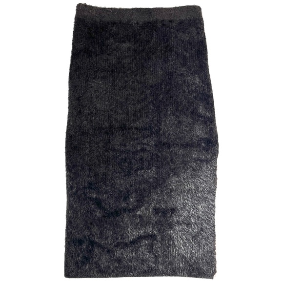 NWOT House Of Harlow Midi Fuzzy Knit Skirt - Picture 4 of 16